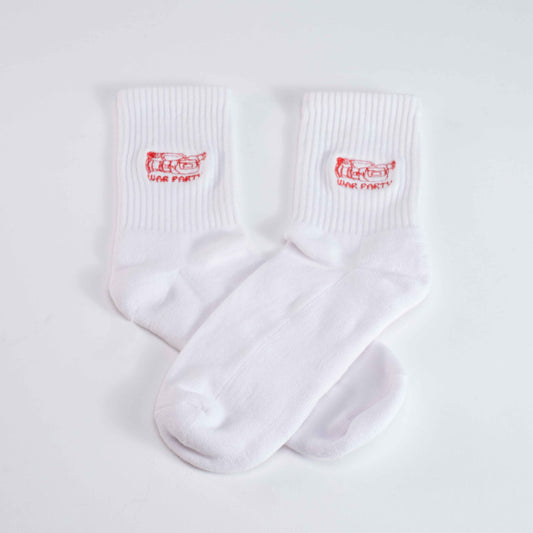 WBF VX1000 - Socks White/Red