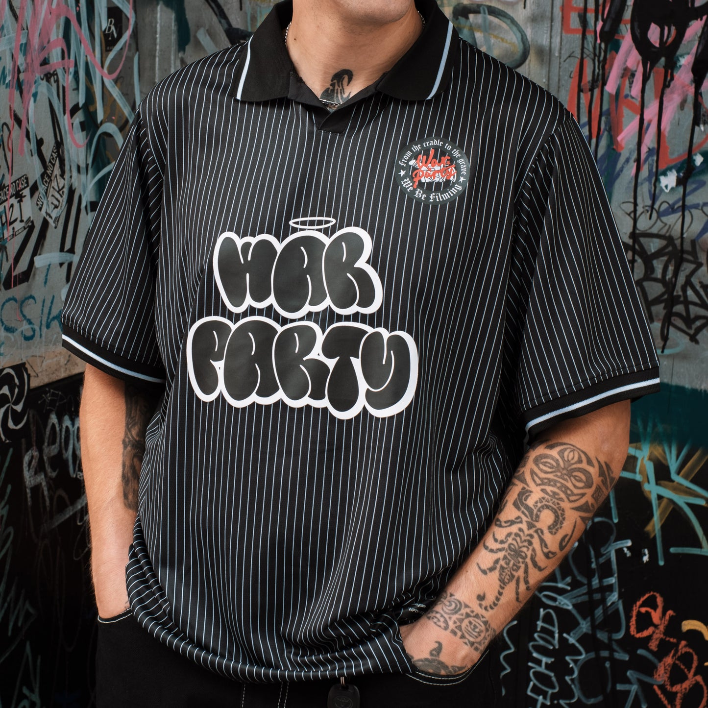 WAR PARTY WBF JERSEY - AWAY BLACK