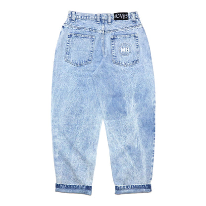 MOTO-BUNKA X HEAVIES - Collaboration Jeans/Chemical Washed Light Blue