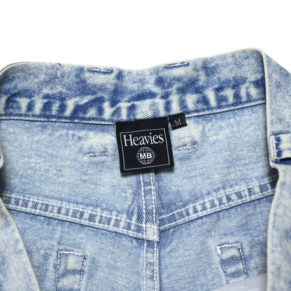 MOTO-BUNKA X HEAVIES - Collaboration Jeans/Chemical Washed Light Blue